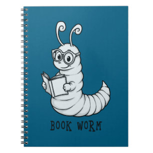 Cuaderno de gusano de libro