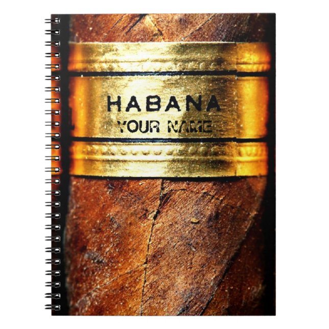 Cuaderno de Habana para cigarros cubanos vip perso (Frente)