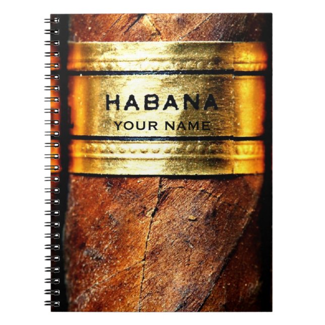 Cuaderno de Habana para cigarros cubanos vip perso (Frente)