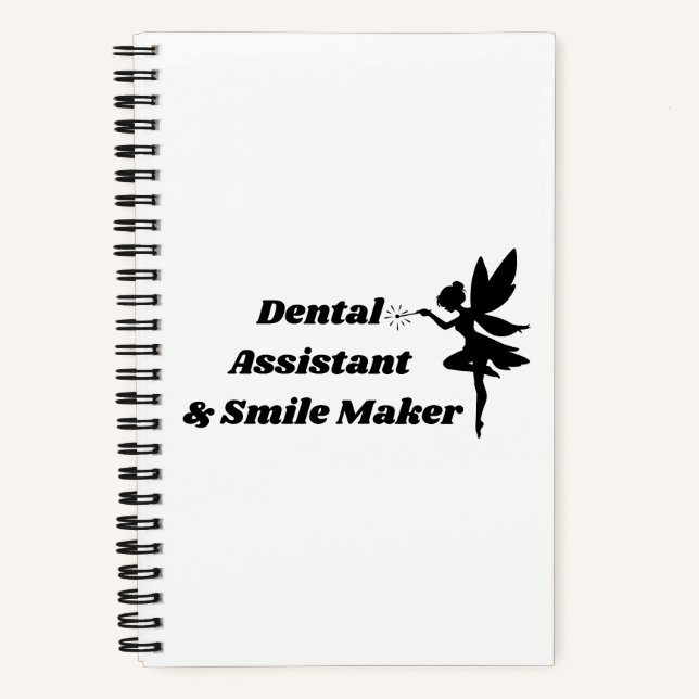 Cuaderno de Hada Creadora de Sonrisas Asistente De (Anverso)
