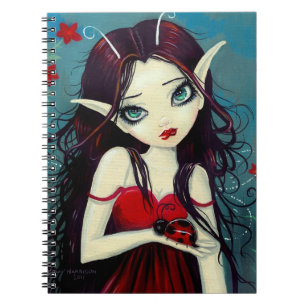Cuaderno de Hada de Ojos Grandes y Mariquita
