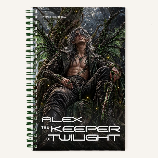 Cuaderno de hadas crepusculares de fantasía (Anverso)