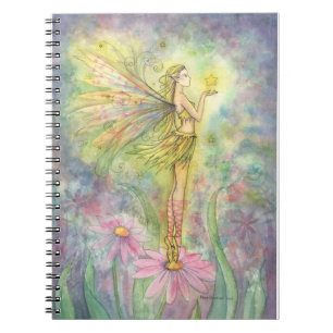 Cuaderno de hadas de estrella dorada