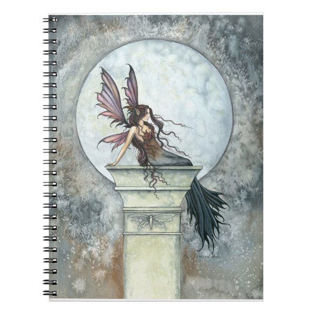 Cuaderno de hadas de fantasía de luna de otoño (Frente)