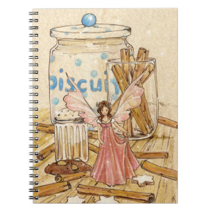 Cuaderno de hadas de la receta del "canela"