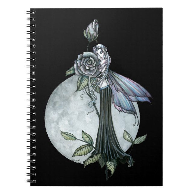 Cuaderno de hadas de Rosa de Medianoche (Frente)