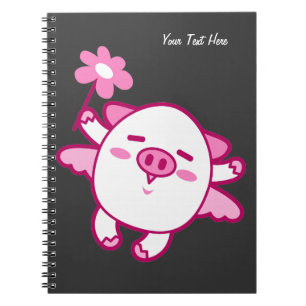Cuaderno de hadas del cerdo