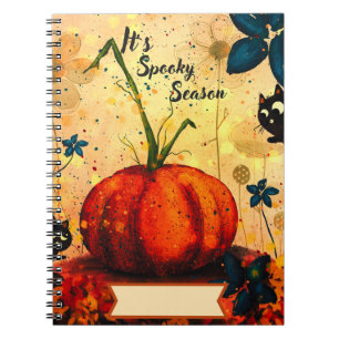 Cuaderno de Halloween de Calabaza Espeluznante — R