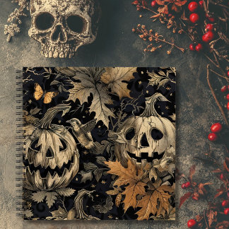 Cuaderno de Halloween de Encanto de Otoño