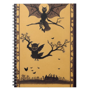 Cuaderno de Halloween de inspiración mágica Samhai