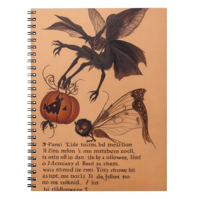 Cuaderno de Halloween Incantations (Frente)