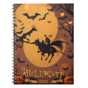 cuaderno de halloween vintage