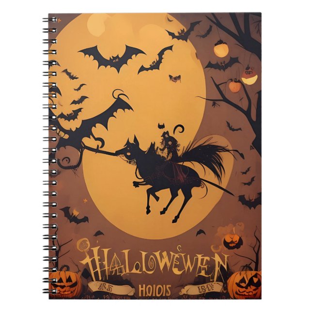 cuaderno de halloween vintage (Frente)