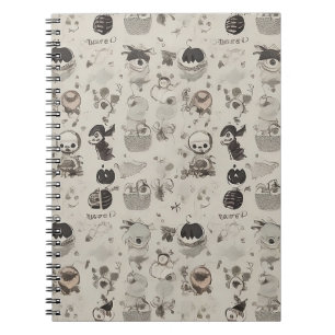 cuaderno de halloween vintage