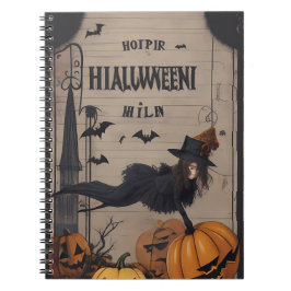 cuaderno de halloween vintage