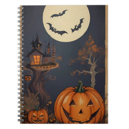 cuaderno de halloween vintage