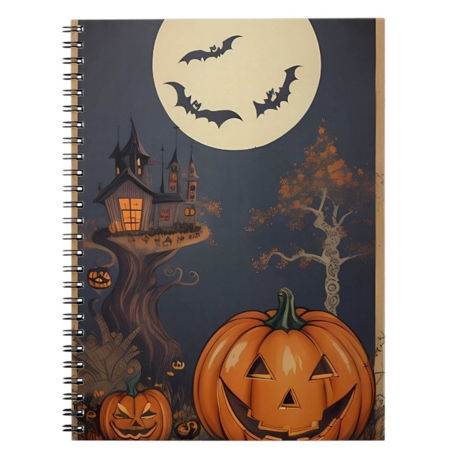 cuaderno de halloween vintage (Frente)