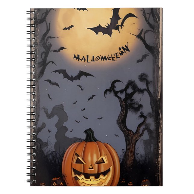 cuaderno de halloween vintage (Frente)