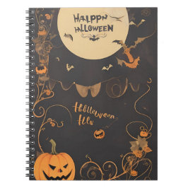 cuaderno de halloween vintage