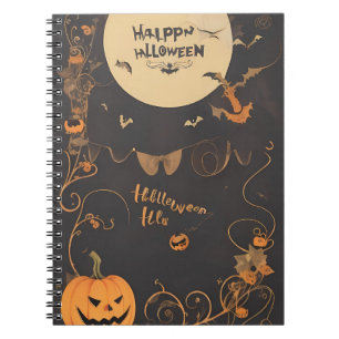 cuaderno de halloween vintage