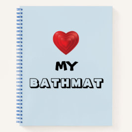 Cuaderno de "Heart My Bathmat"