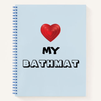 Cuaderno de "Heart My Bathmat"