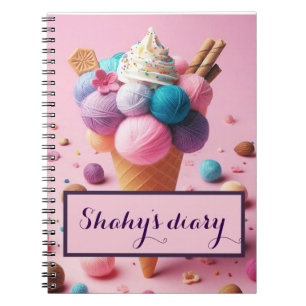 cuaderno de helados peculiar