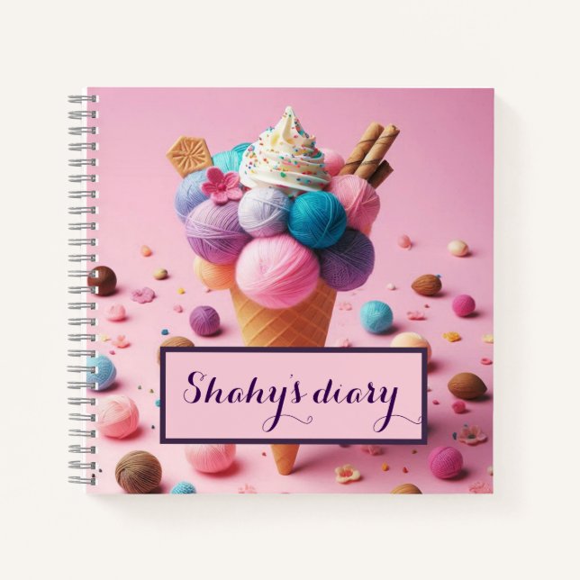 cuaderno de helados peculiar (Anverso)