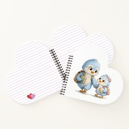 Cuaderno de Hermanos Pájaro Azul Corazón