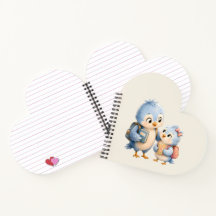 Cuaderno de Hermanos Pájaros Corazón