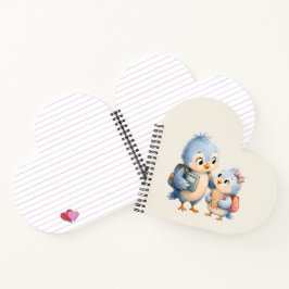 Cuaderno de Hermanos Pájaros Corazón