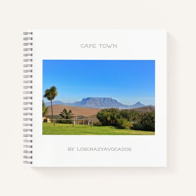 Cuaderno de hierba verde de la montaña de la mesa  (Anverso)