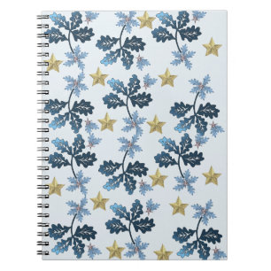 Cuaderno de Hojas Azules y Estrella Dorada.