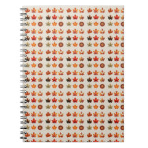 Cuaderno de hojas de arce