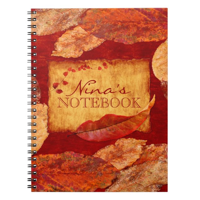 Cuaderno de hojas de otoño (Frente)