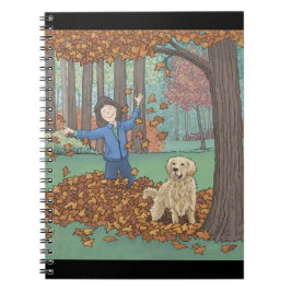 Cuaderno de hojas de otoño