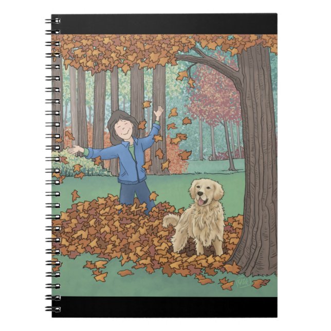 Cuaderno de hojas de otoño (Frente)