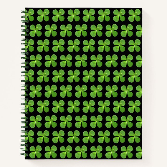 Cuaderno de hojas verdes de hermoso árbol de jade (Anverso)