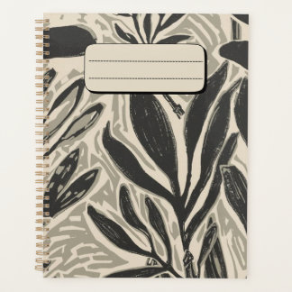 Cuaderno de Hojas y Ramas de Eucalipto Rústico