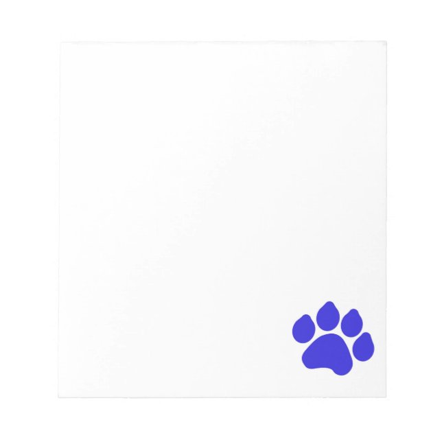 Cuaderno de Huella de Pata Azul (Frente)