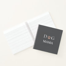 Cuaderno de Huella de Perro Mamá, Regalo del Día d