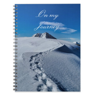 Cuaderno de huellas en la nieve