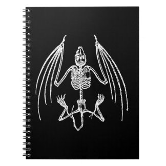 Cuaderno de Huesos de Murciélago Vampiro Gótico