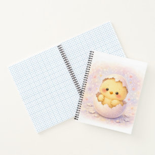 Cuaderno de huevos de pollito bebé dulce
