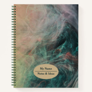 Cuaderno de humo de color moderno
