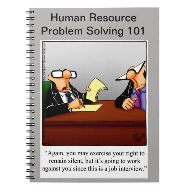 Cuaderno de humor de negocios divertido (Frente)