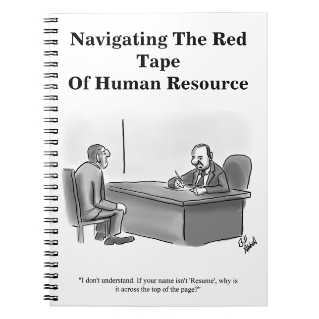 Cuaderno de humor de negocios divertido (Frente)