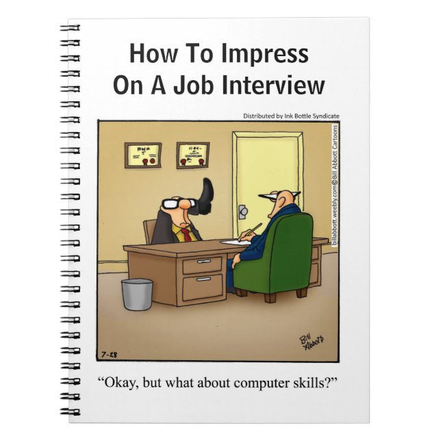 Cuaderno de humor de negocios divertido (Frente)