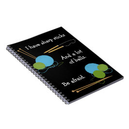 Cuaderno de humor de punto