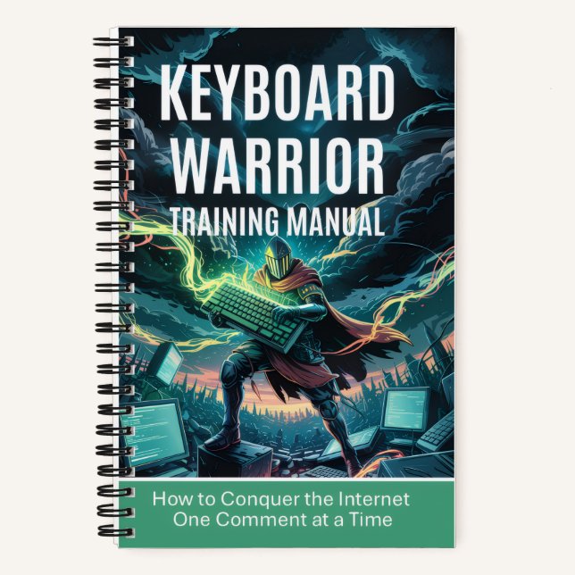 Cuaderno de humor divertido para jugadores (Anverso)